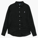 Polo Ralph Lauren Classic Long Sleeve Button Front Shirt Polo Black