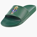 Polo Ralph Lauren Cowboy Polo Bear Slide Forest Green