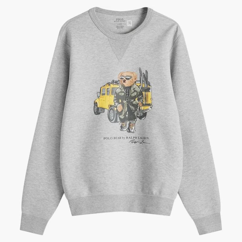 Polo Ralph Lauren Defender Bear Sweatshirt Cr24 Andover Htr Defender Bear