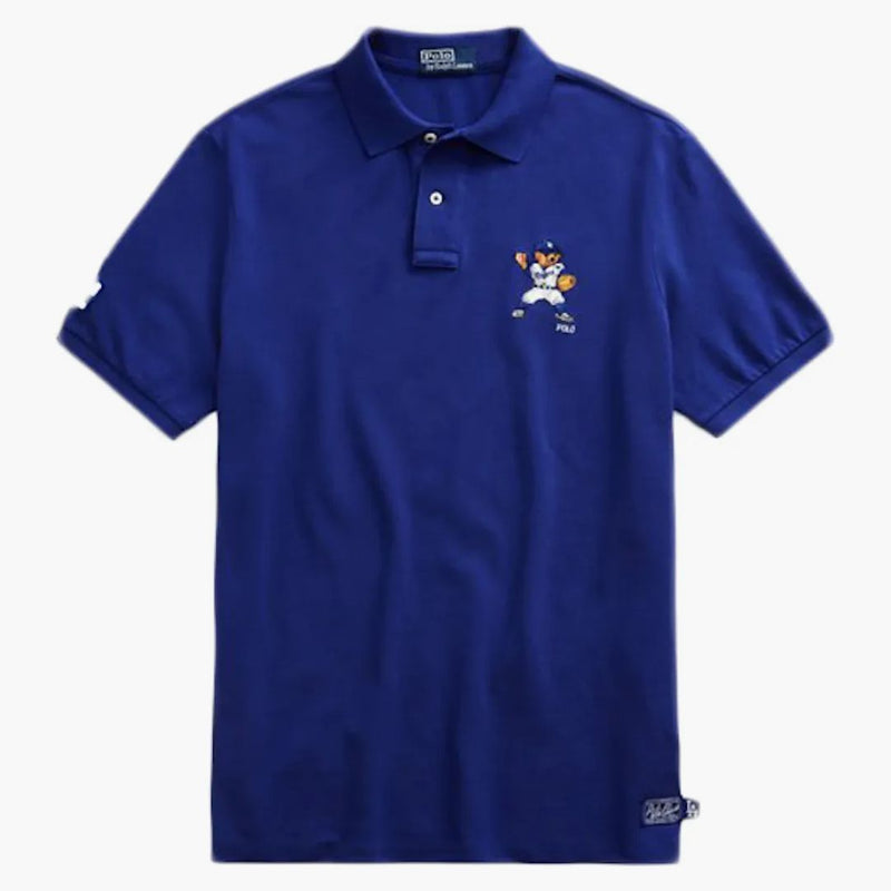 Polo Ralph Lauren Dodgers Bear Polo Shirt (mens) Baseball Royal