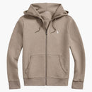 Polo Ralph Lauren podwójny z kapturem z kapturem z kapturem Dark Taupe Heather