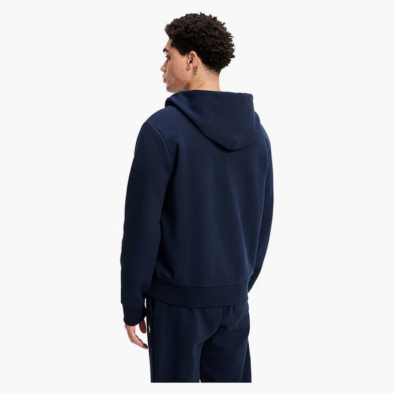 Polo Ralph Lauren Double Knit Zip-up Hoodie Aviator Navy/white