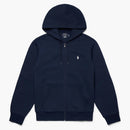 Polo Ralph Lauren Double Knit Zip-up z kapturem Aviator granat/biały