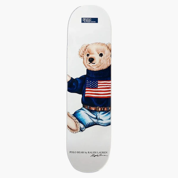 Polo Ralph Lauren Flag Sitting Bear Skateboard Deck (edición de 50)