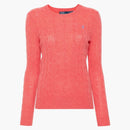 Polo Ralph Lauren Julianna Long Sleeve Pullover Rosette Heather