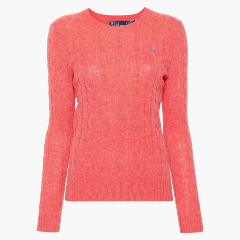 Polo Ralph Lauren Julianna Long Sleeve Pullover Rosette Heather