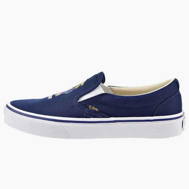 Polo Ralph Lauren Keaton Slip On Cowboy Polo Bear Navy