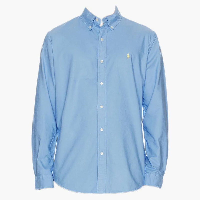 Polo Ralph Lauren Long Sleeved Oxford Shirt Harbor Island Blue