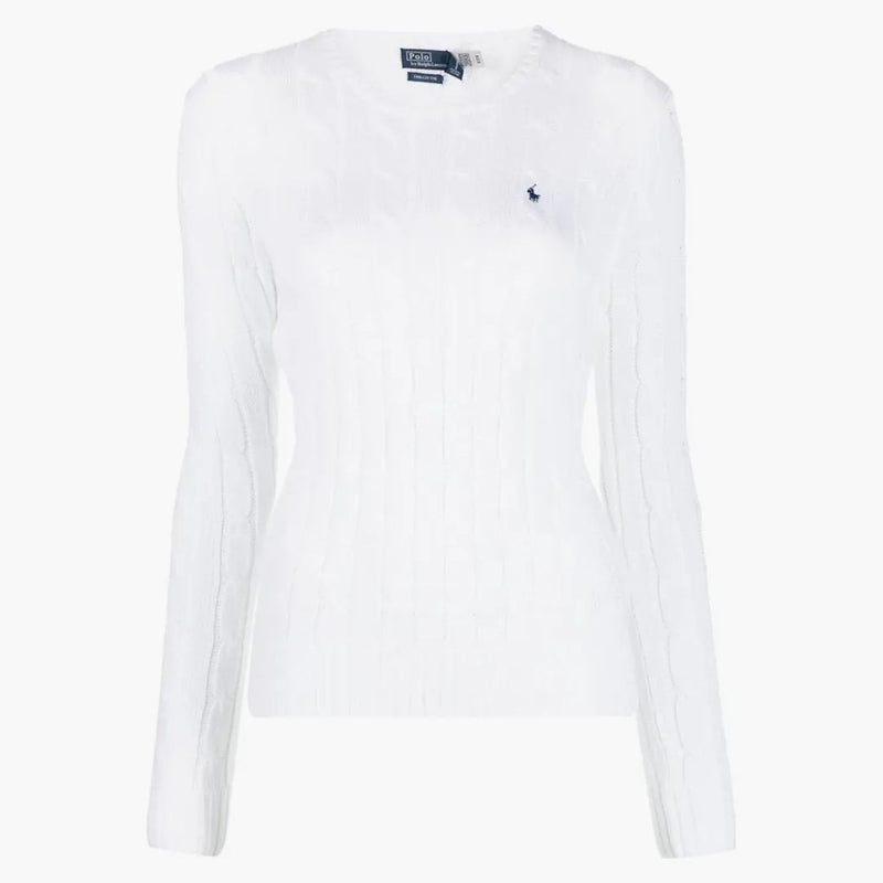 Polo Ralph Lauren Pima Cotton Julianna Ls (fitted) Pullover White