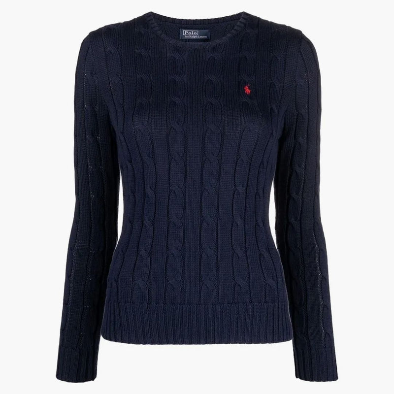 Polo Ralph Lauren Pima Cotton Julianna Ls Pullover Hunter Navy