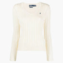 Polo Ralph Lauren Pima Cotton Kimberly LS Pullover pergamin krem