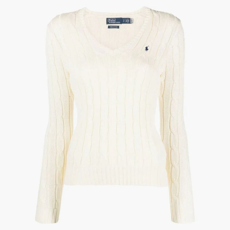 Polo Ralph Lauren Pima Cotton Kimberly Ls Pullover Parchment Cream