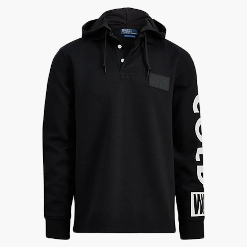 Polo Ralph Lauren Snow Beach Hooded Rugby Black