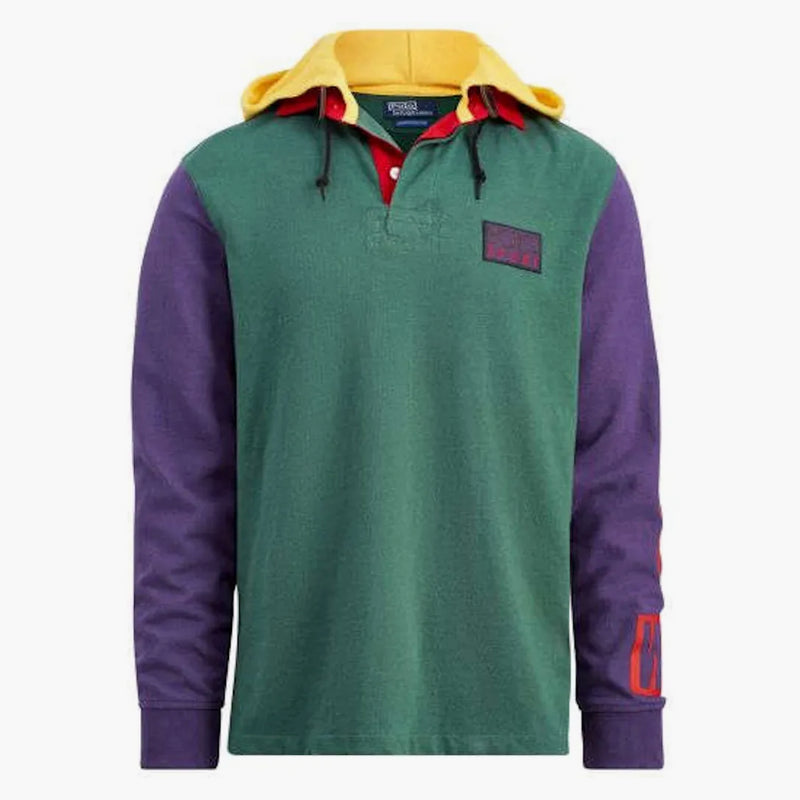 Polo Ralph Lauren Snow Beach Hooded Rugby Pine