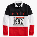 Polo Ralph Lauren Winter Stadium Rugby Shirt White Multi Multi