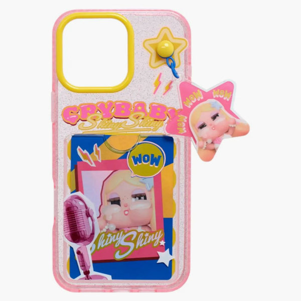 Pop Mart Crybaby Shiny Shiny Series Phone Case Iphone 16 Pro Max