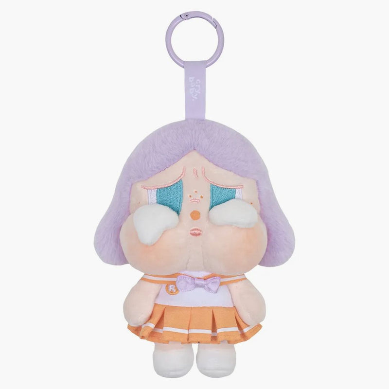 Pop Mart Crybaby Sunset Concert Series Plush Pendant Bright Orange