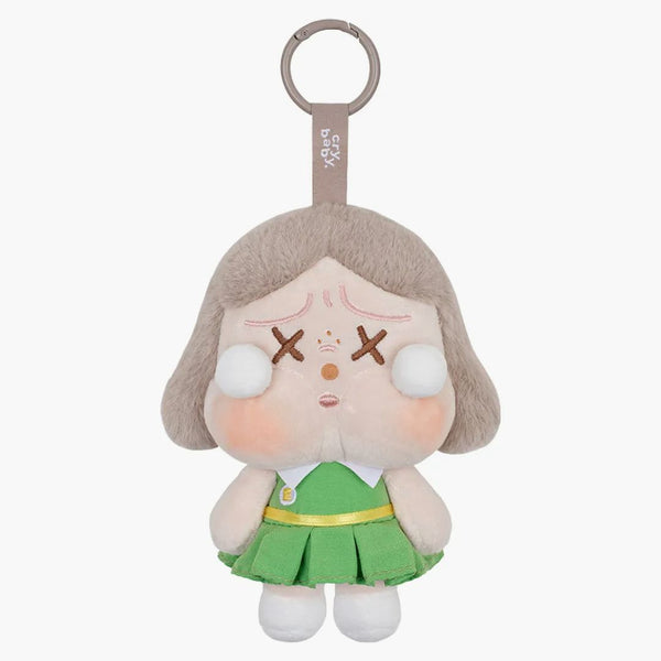 Pop Mart Crybaby Sunset Concert Series Plush Pendant Dim Green