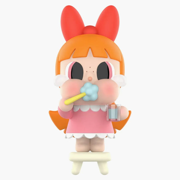 Pop Mart Crybaby X Powerpuff Girls Series Brushing Teeth Blossom Figure