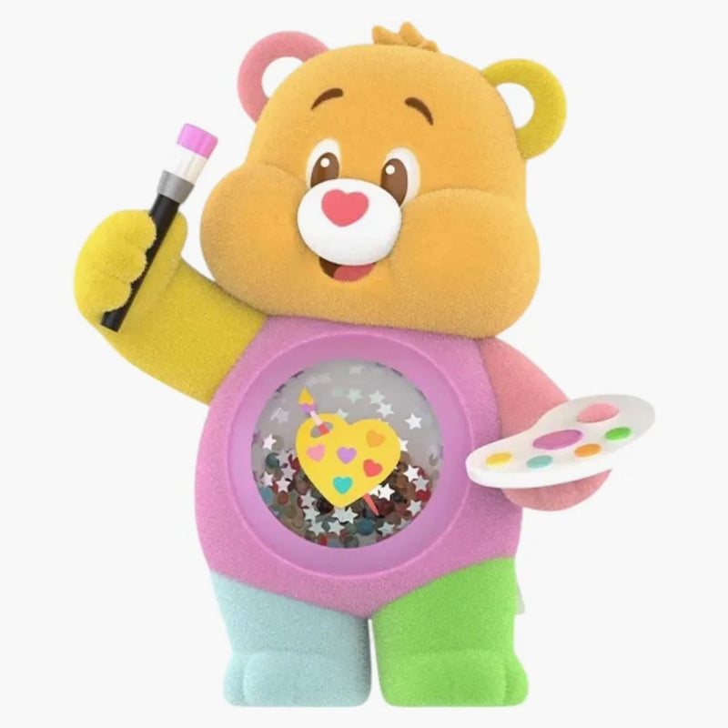 Pop Mart Care Bears Colorful Hugs Series Work Of Heart Bear Figure