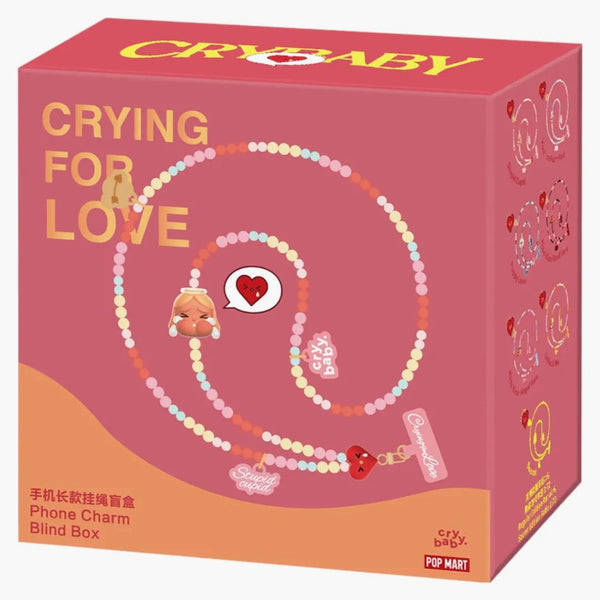 Pop Mart Crybaby Crying For Love Series Phone Charm Single Blind Box
