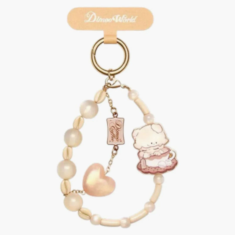 Pop Mart Dimoo Crush On Coffee Series Whispering Of The Soft Clouds Phone Charm