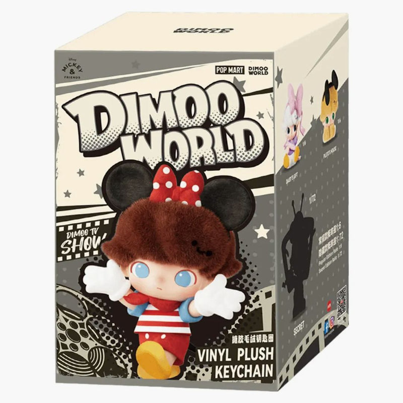 Pop Mart Dimoo World X Disney Series Vinyl Plush Keychain Single Blind Box