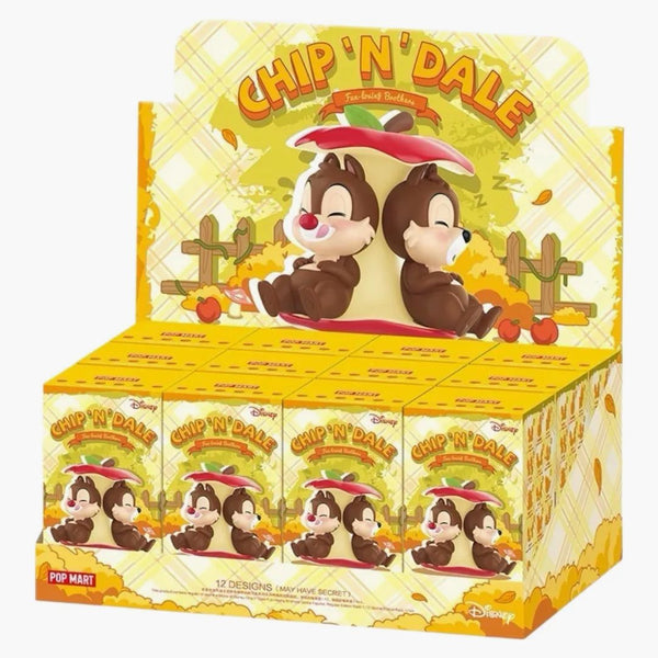 Pop Mart Disney Chip 'n' Dale Fun-loving Brothers Series Figures Sealed Case (12 Blind Boxes)