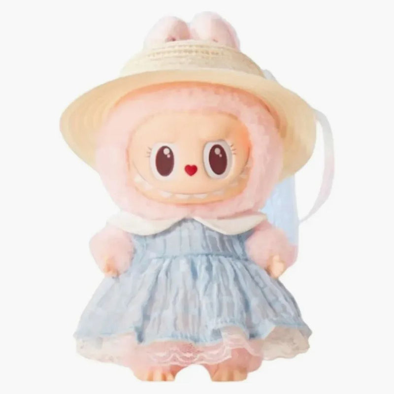 Pop Mart Labubu The Blue Diamon Summer Party Vinyl Plush Doll Pendant