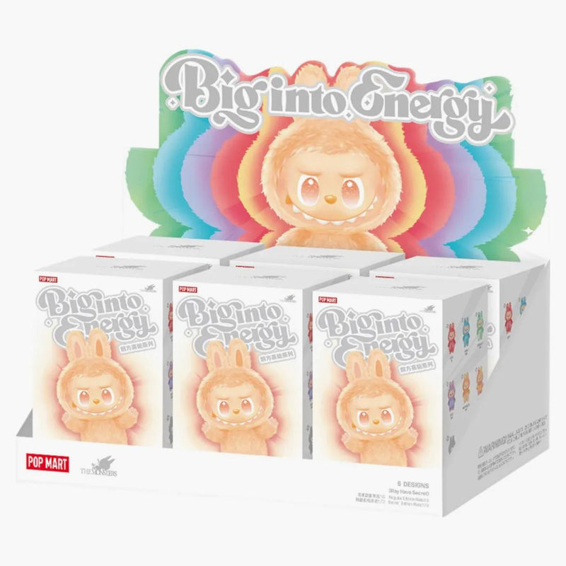 Pop Mart Labubu The Monsters Big Into Energy Series Vinyl Plush Pendant Sealed Case (6 Blind Box)