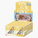 Pop Mart Labubu The Monsters Pin For Love Series Letter Pendant (a-m) Sealed Case (14 Blind Box)