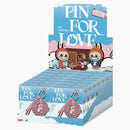 Pop Mart Labubu The Monsters Pin For Love Series Letter Pendant (n-z) Sealed Case (14 Blind Box)