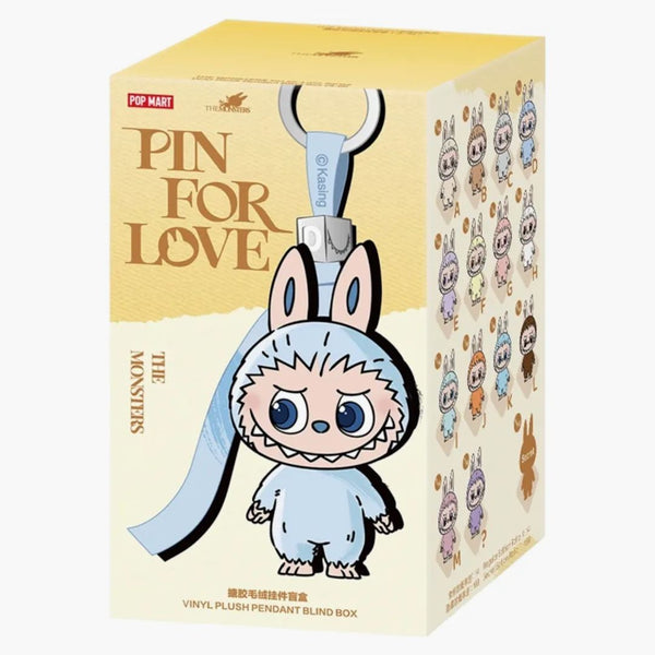 Pop Mart Labubu The Monsters Pin For Love Series Vinyl Plush Pendant (a-m) Single Blind Box