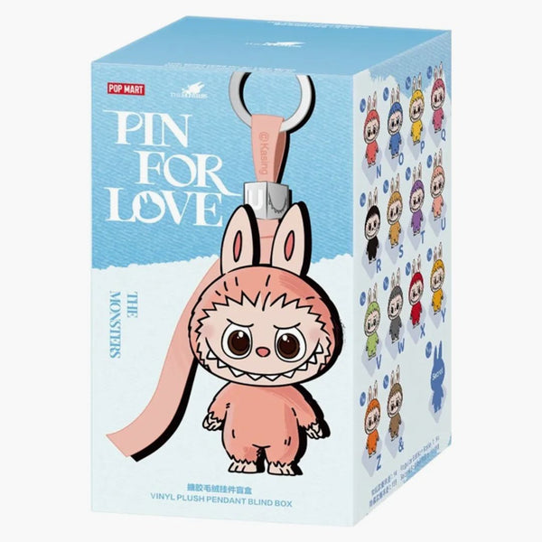 Pop Mart Labubu The Monsters Pin For Love Series Vinyl Plush Pendant (n-z) Single Blind Box