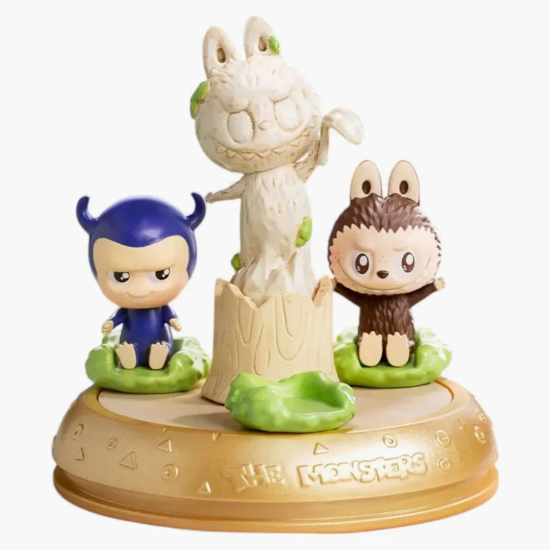 Pop Mart Labubu The Monsters Playing Games Series Scene Aerial Rotation (secret Edition) Figure Set