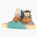 Pop Mart Labubu The Monsters Playing Games Series Scene Knight Duel Figure Set