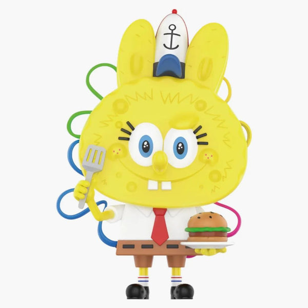 Pop Mart Labubu The Monsters Spongebob Series Champion Chef Figure