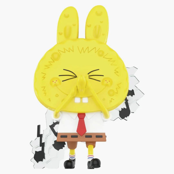 Pop Mart Labubu The Monsters Spongebob Series Nose Flute Figure