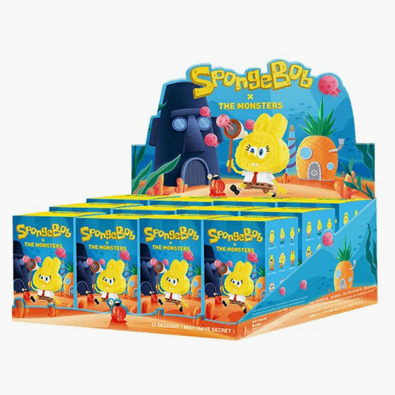 Pop Mart Labubu The Monsters Spongebob Series Sealed Case (12 Blind Box)