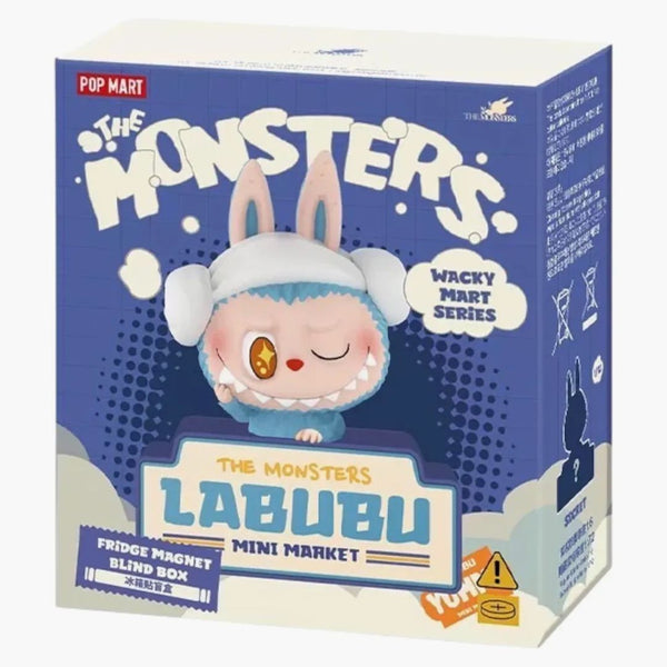 Pop Mart Labubu The Monsters Wacky Mart Series Fridge Magnet Single Blind Box