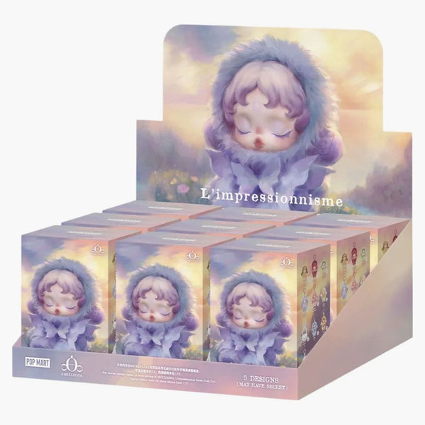 Pop Mart L'impressionnisme Θskullpanda Series Plush Doll Sealed Case (9 Blind Box)