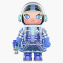 Pop Mart Mega Collection 400 % Space Molly Soft Drink Series Blue Hawaii 400%