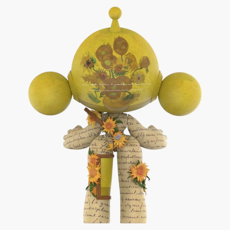 Pop Mart Mega Skullpanda Van Gogh Museum Sunflowers 4