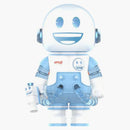 Pop Mart Mega Space Molly X Emoji Series Frozen Smile 100%