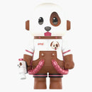 Pop Mart Mega Space Molly X Emoji Series Happy Puppy 100%