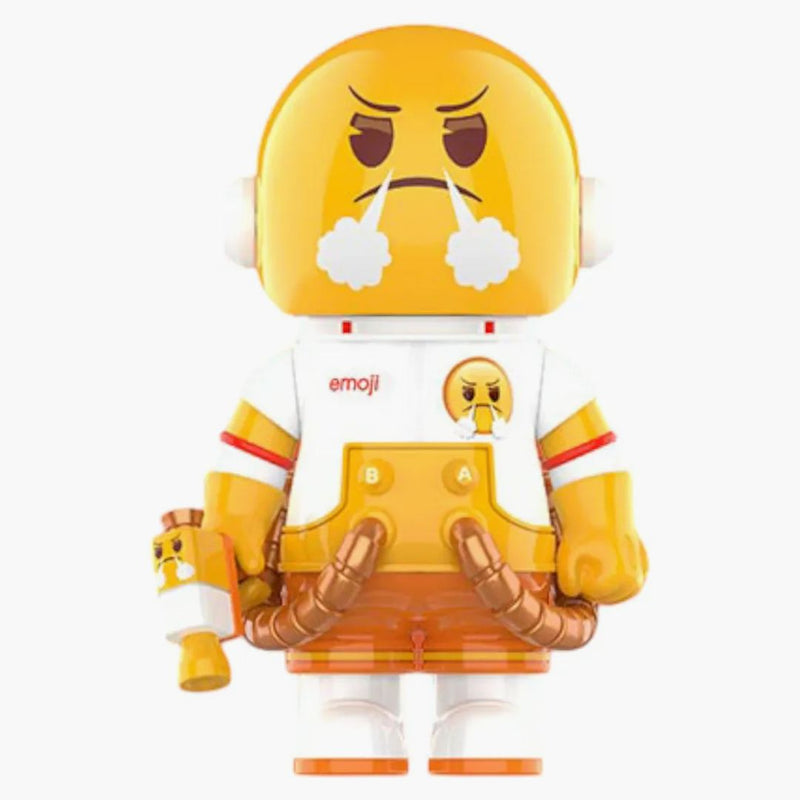 Pop Mart Mega Space Molly X Emoji Series Pissed Off 100%