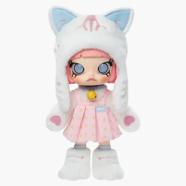 Pop Mart Molly Peekaboo 1/8 Action Figure White Cat Regular Figure