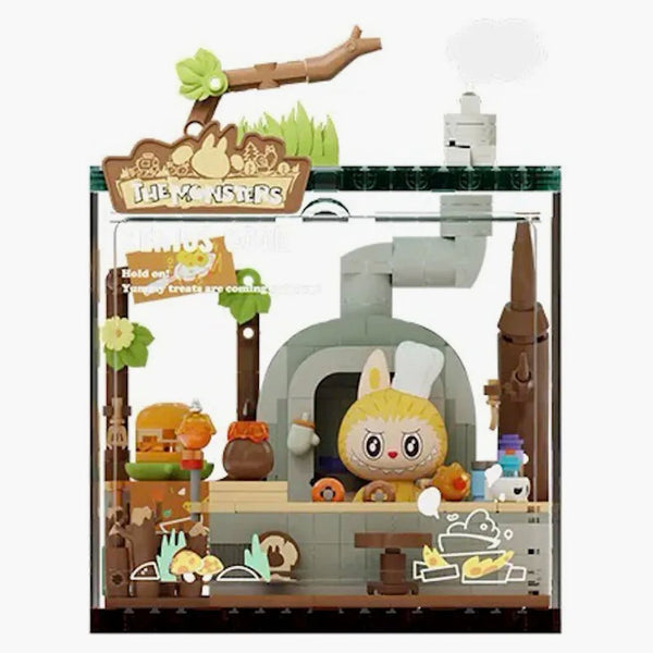 Pop Mart Pop Blocks Labubu The Monsters Forest Secret Base Series Blocks Part 2 Genius Cook P10007 Block Figure