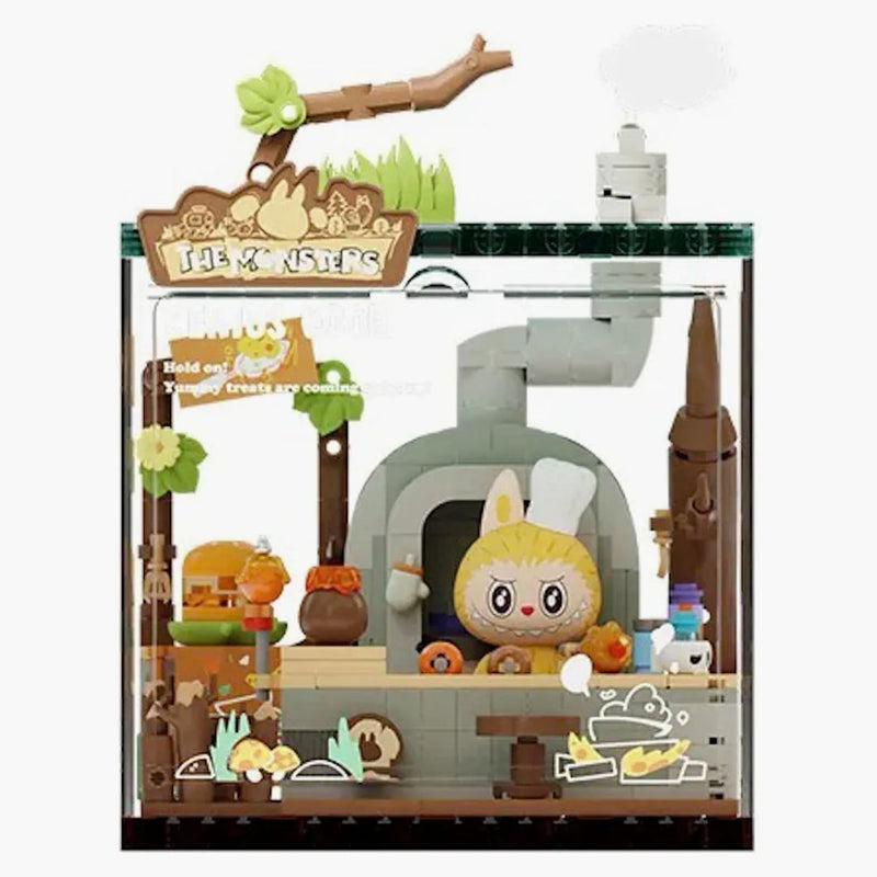 Pop Mart Pop Blocks Labubu The Monsters Forest Secret Base Series Blocks Part 2 Genius Cook P10007 Block Figure