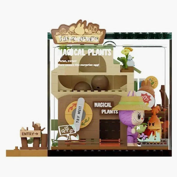 Pop Mart Pop Blocks Labubu The Monsters Forest Secret Base Series Blocks Part 2 Magical Plants P10005 Block Figure